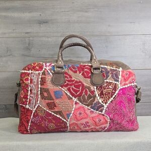 Raj Multicolor Patchwork Travel Bag